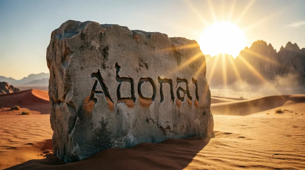 ✨ Biblical Symbolism of Adonai