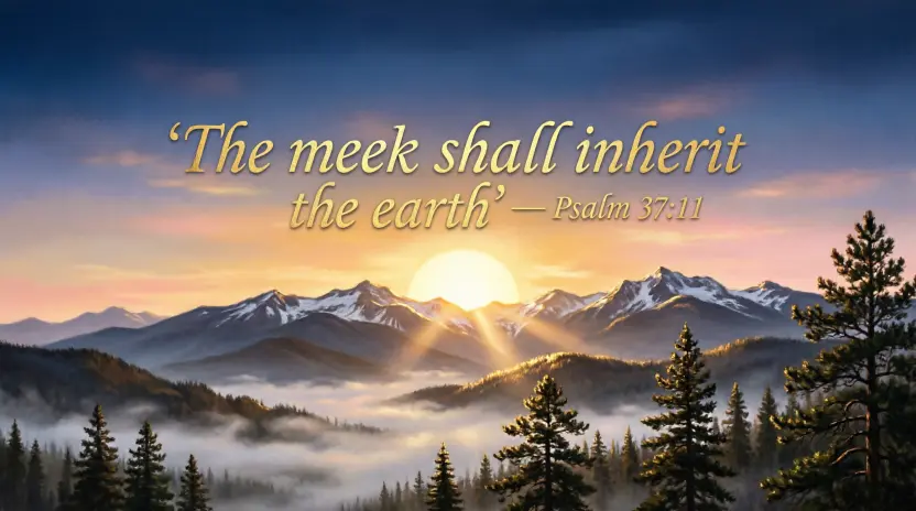 What Does “The Meek Shall Inherit the Earth” Mean?